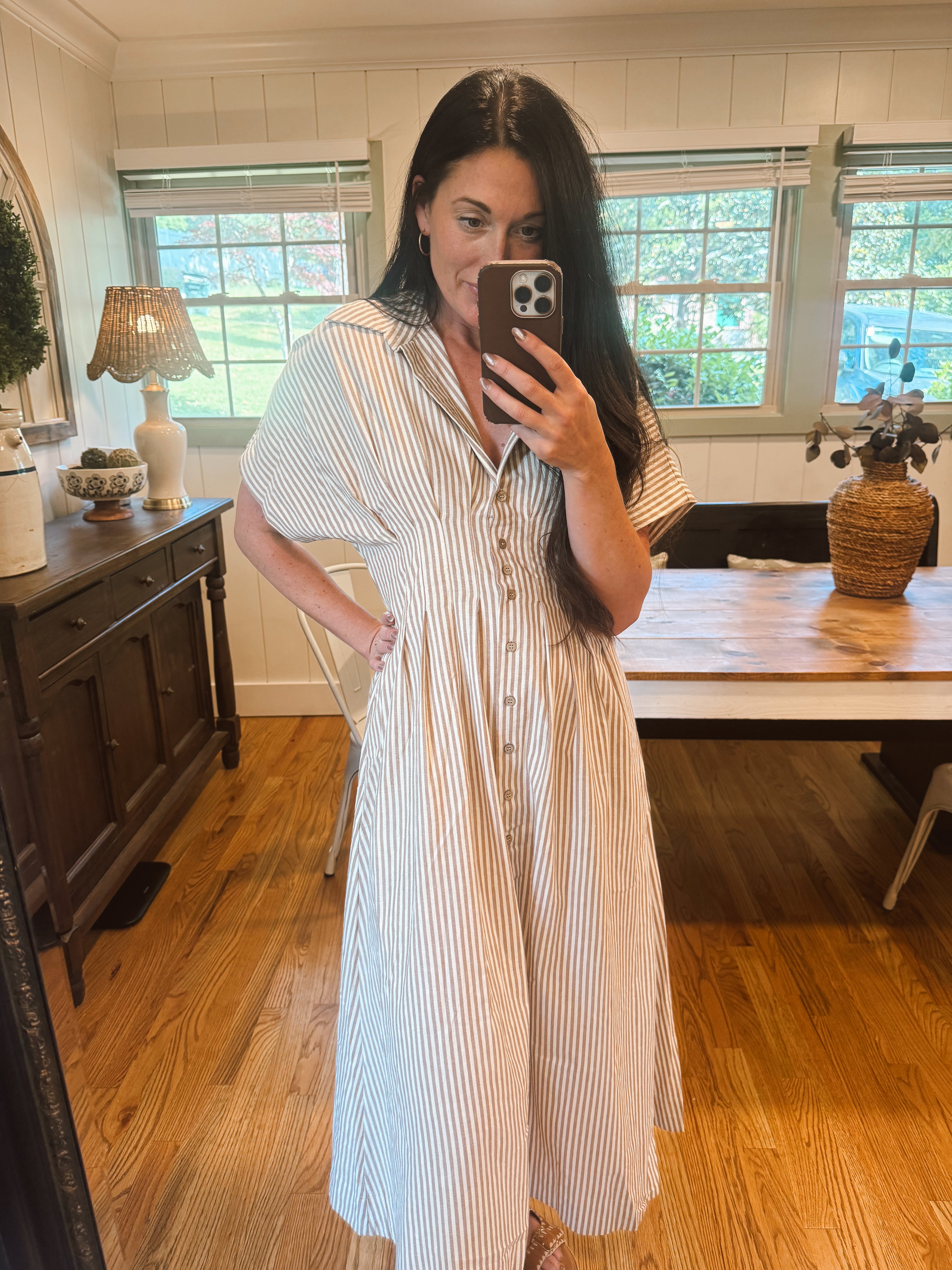 Button down dress