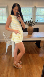Yellow shorts set