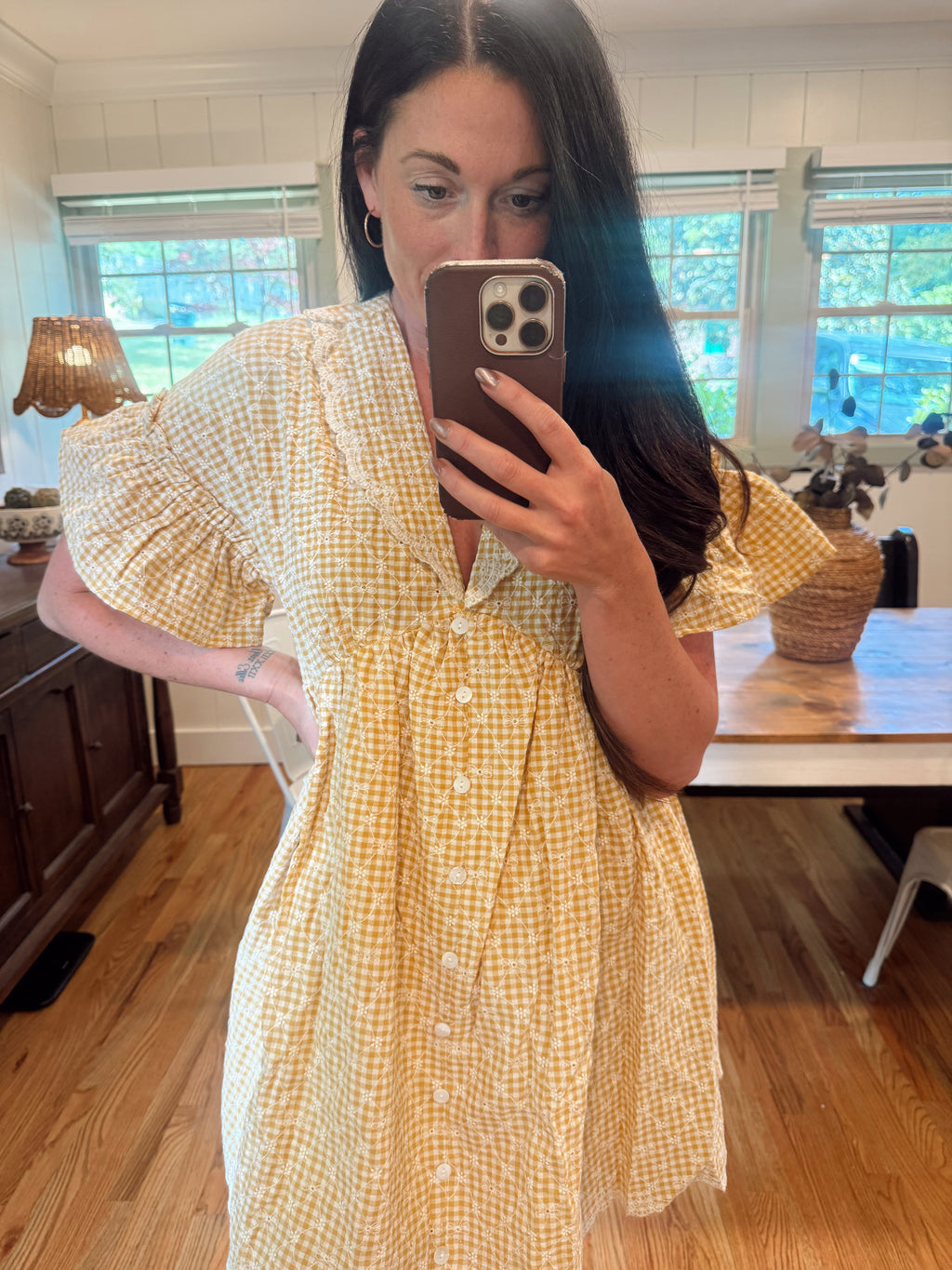 Sunny days gingham dress