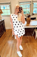 Polka dot skort set