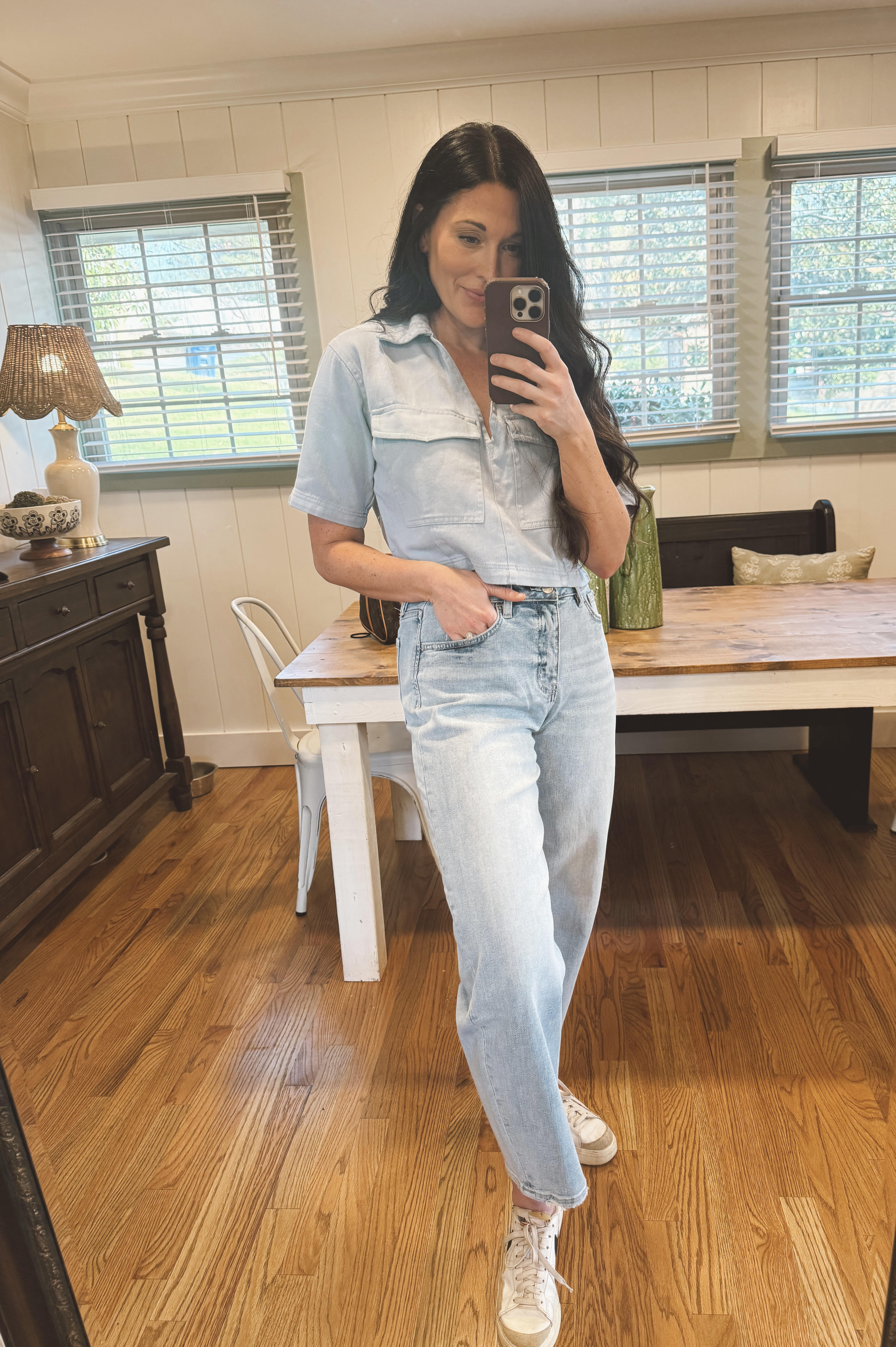 VERVET Barrel Leg Jeans