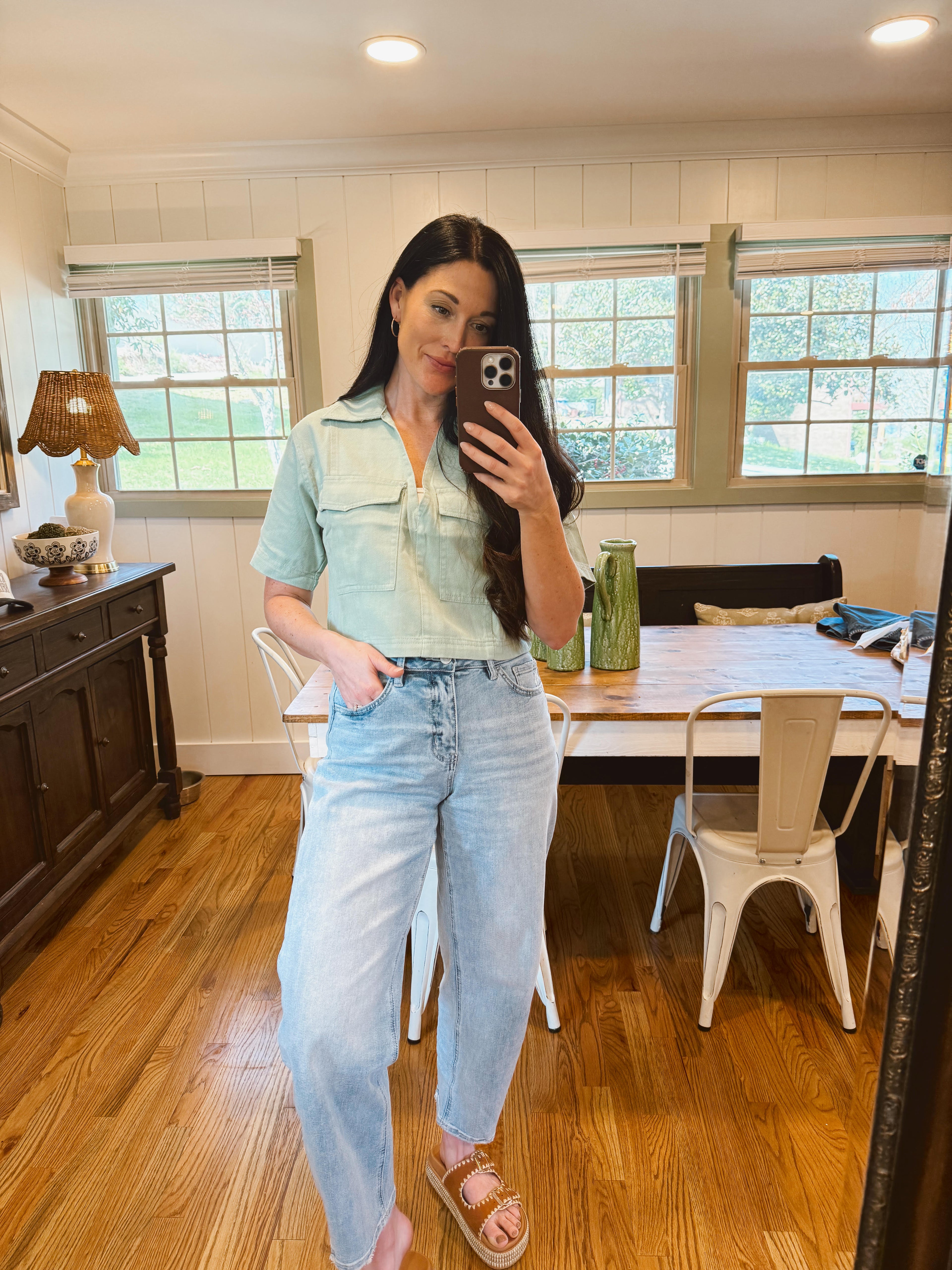VERVET Barrel Leg Jeans