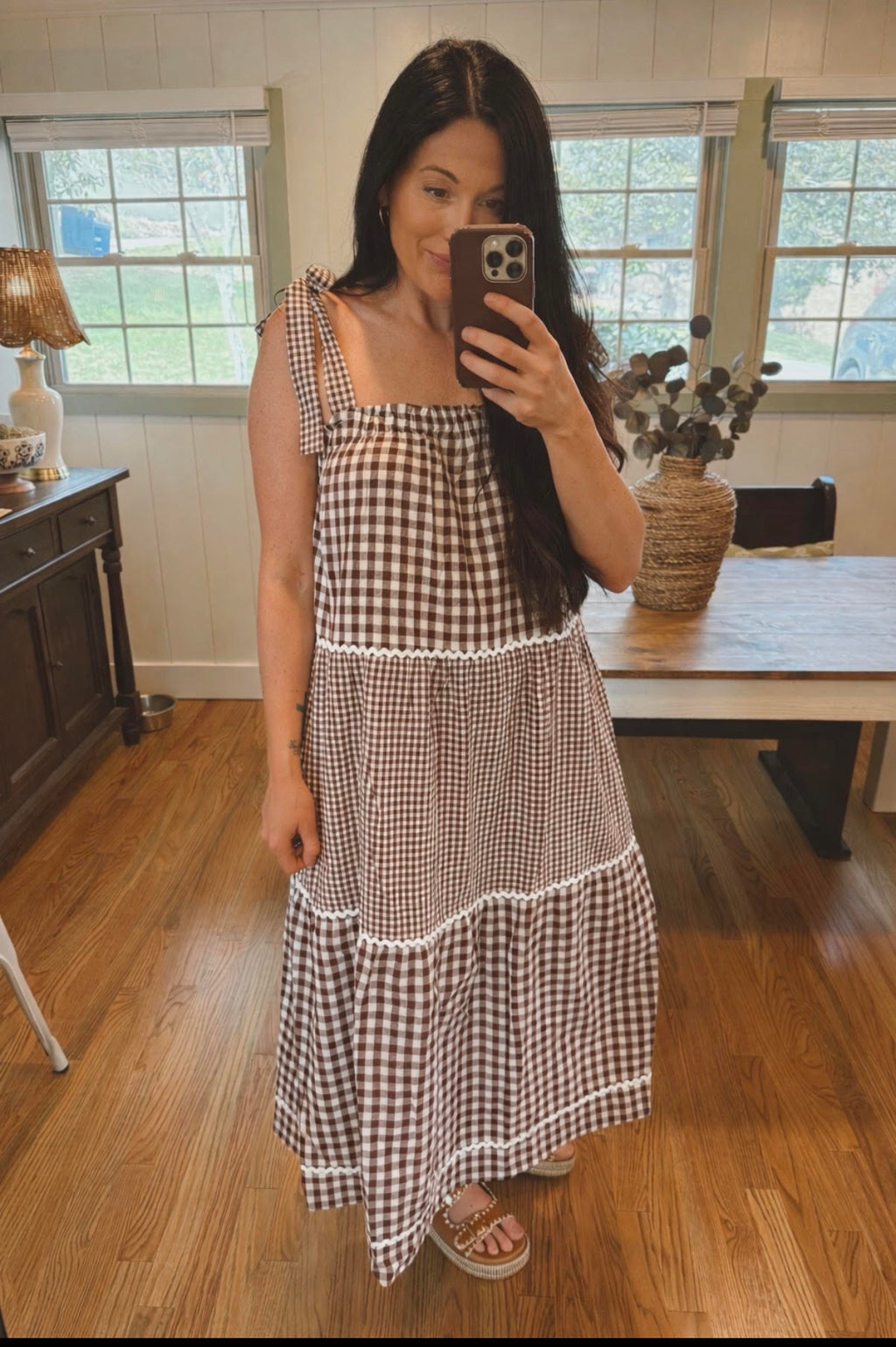 gingham dress