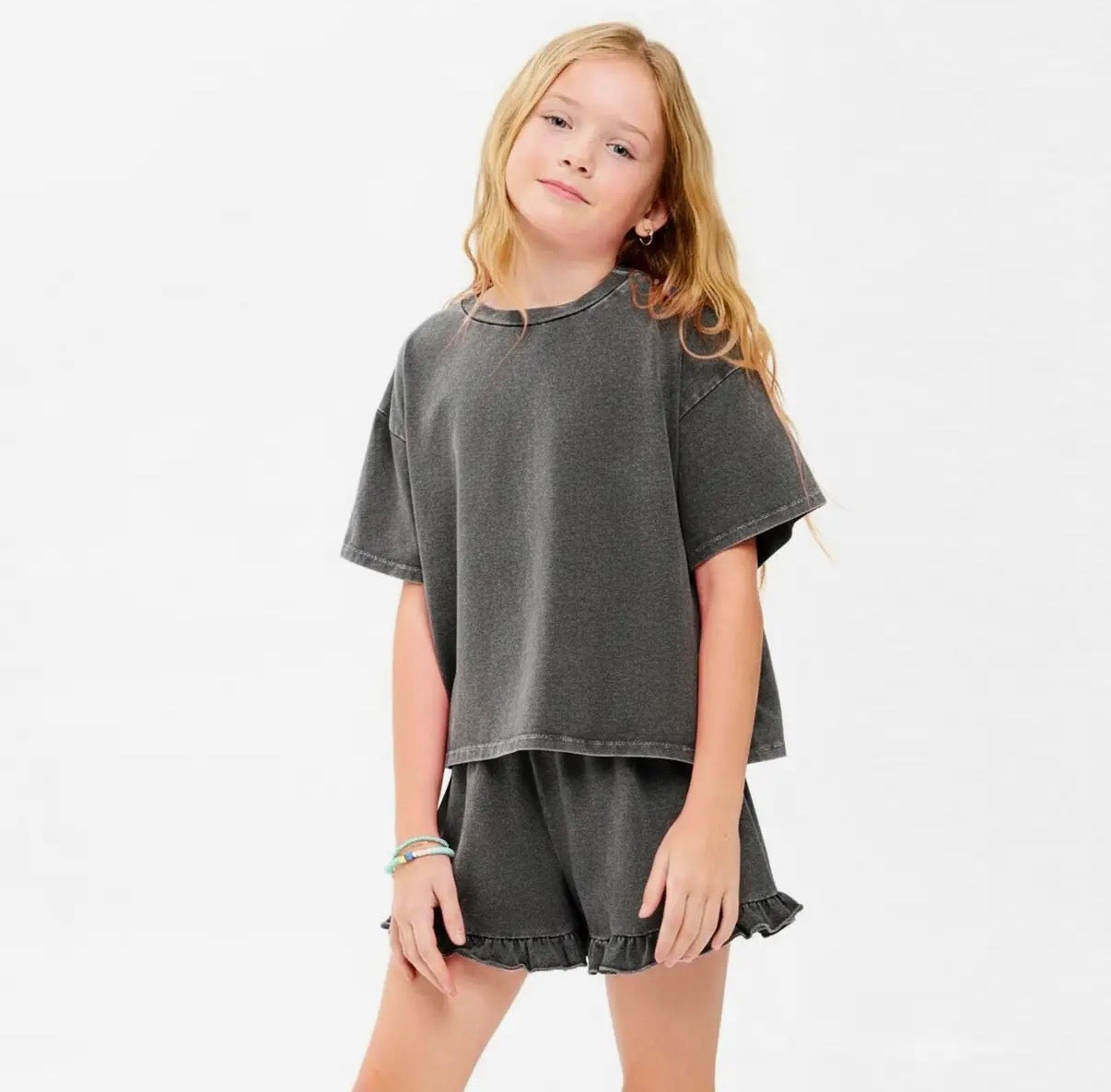 Charcoal Mineral Washed set