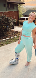 Teal two piece set
