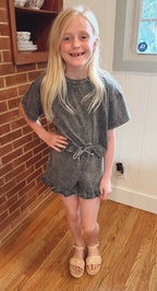 Charcoal Mineral Washed set