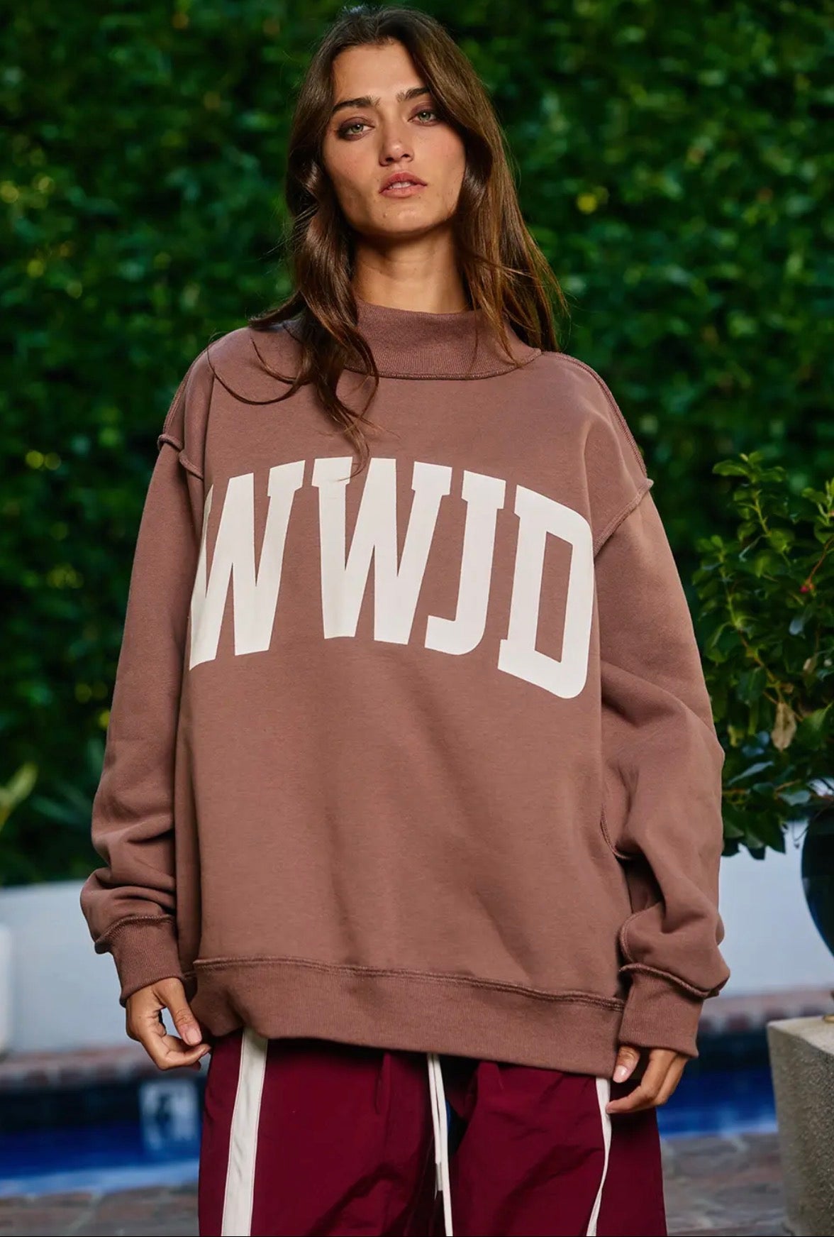 WWJD mockneck